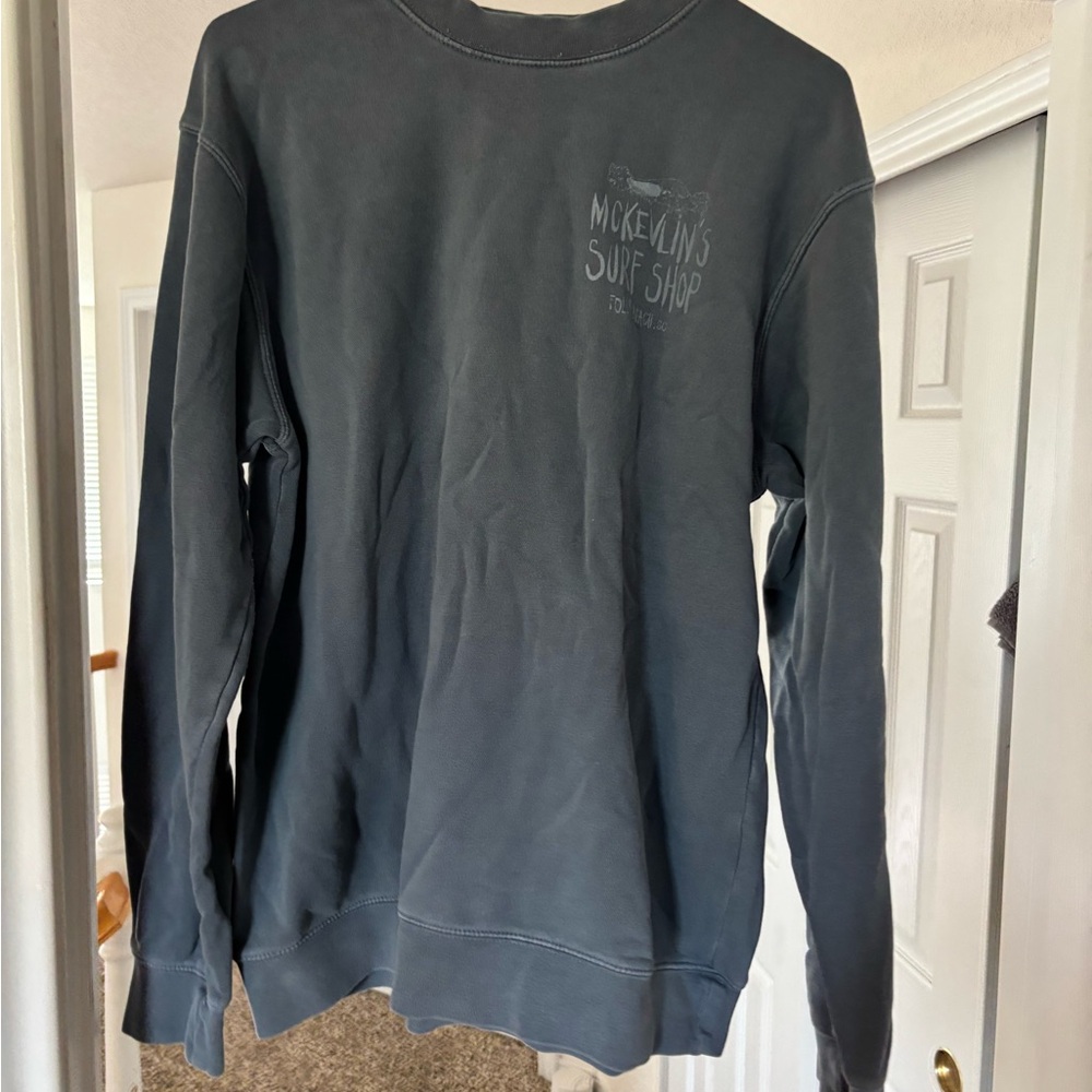 Blue Surf Shop Crewneck Sweatshirt